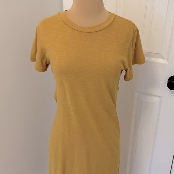 LNA Mayer Tee Midi Dress Honey Gold - Picture 6 of 8